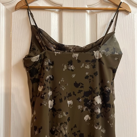 All Saints Ulla Mesh Draped Kora Midi Dress size 8 - Picture 7 of 8